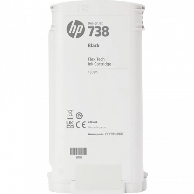 Картридж Картридж HP 738 498N4A 130-ml Black DesignJet Ink Cartridge — для бизнеса и офиса Картридж Картридж HP 738 498N4A 130-ml Black DesignJet Ink Cartridge — для бизнеса и офиса