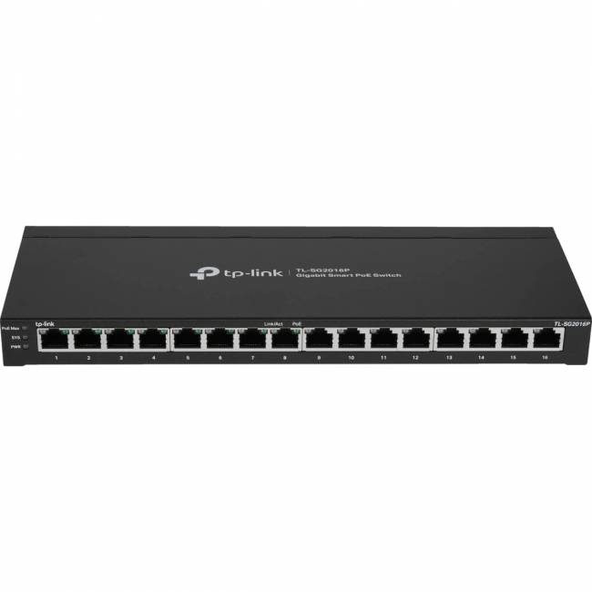 Коммутатор TP-Link SG2016P — для бизнеса и офиса Коммутатор TP-Link SG2016P — для бизнеса и офиса