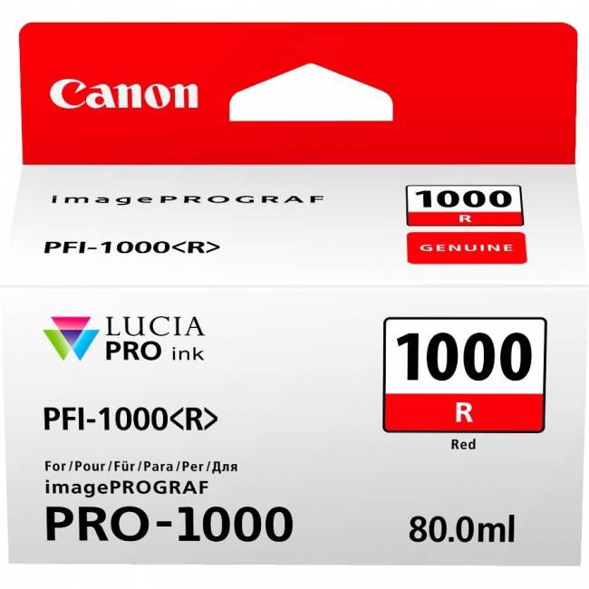 Картридж Canon PFI-1000 R (0554C001) — для бизнеса и офиса Картридж Canon PFI-1000 R (0554C001) — для бизнеса и офиса