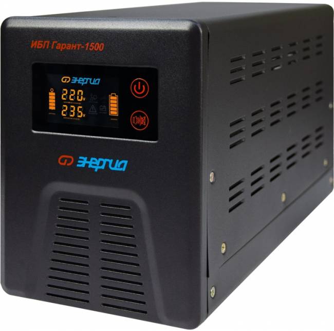 ИБП Гарант-1500 24В 1500 ВА ЭНЕРГИЯ ИБП Гарант UPS 1500 — для бизнеса и офиса