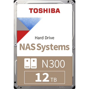 Жесткий диск Toshiba N300 NAS 12Tb (HDWG51CXZSTA)