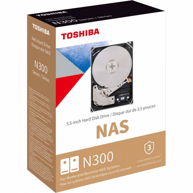 Жесткий диск Toshiba N300 NAS 12Tb (HDWG51CXZSTA) — для бизнеса и офиса Жесткий диск Toshiba N300 NAS 12Tb (HDWG51CXZSTA) — для бизнеса и офиса