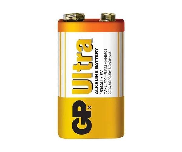 Алкалиновая батарейка GP Ultra Alkaline 9V Крона - 1 шт. на блистере GP Ultra Alkaline 9V Крона (4891199034688) — для бизнеса и офиса Алкалиновая батарейка GP Ultra Alkaline 9V Крона - 1 шт. на блистере GP Ultra Alkaline 9V Крона (4891199034688) — для бизнеса и офиса