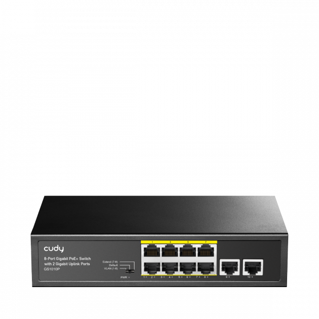 Коммутатор Cudy GS1010P — для бизнеса и офиса Коммутатор Cudy GS1010P — для бизнеса и офиса