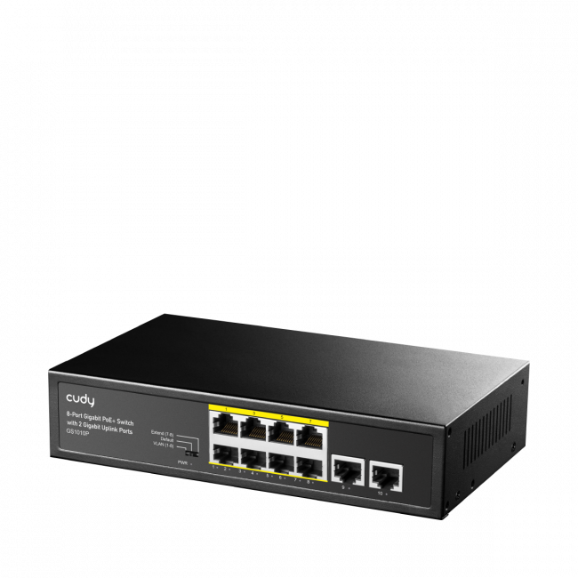 Коммутатор Cudy GS1010P — для бизнеса и офиса Коммутатор Cudy GS1010P — для бизнеса и офиса