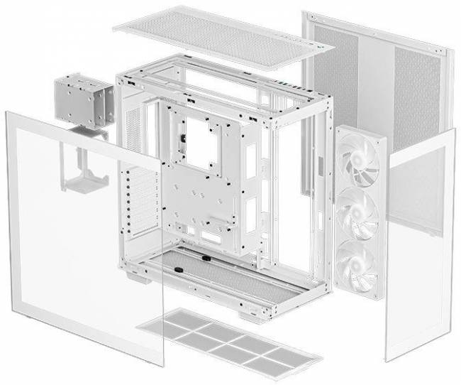Корпус Deepcool R-CH780-WHADE41-G-1 — для бизнеса и офиса Корпус Deepcool R-CH780-WHADE41-G-1 — для бизнеса и офиса