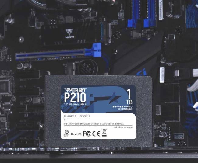 Накопитель SSD Patriot P210S1TB25 — для бизнеса и офиса Накопитель SSD Patriot P210S1TB25 — для бизнеса и офиса