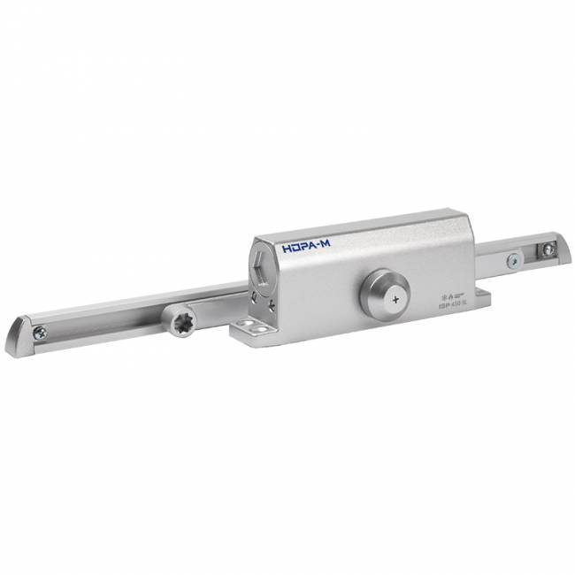 Доводчик дверной 450 Slider ISPARUS от 110 до 150 кг серебро — для бизнеса и офиса