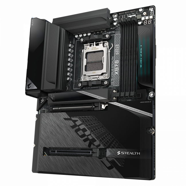 Материнская плата Gigabyte X870 A STEALTH — для бизнеса и офиса Материнская плата Gigabyte X870 A STEALTH — для бизнеса и офиса