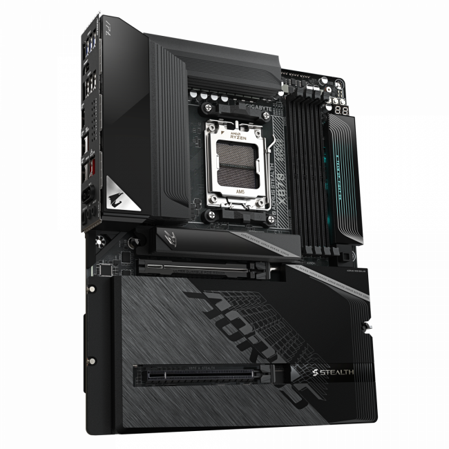 Материнская плата Gigabyte X870 A STEALTH — для бизнеса и офиса Материнская плата Gigabyte X870 A STEALTH — для бизнеса и офиса