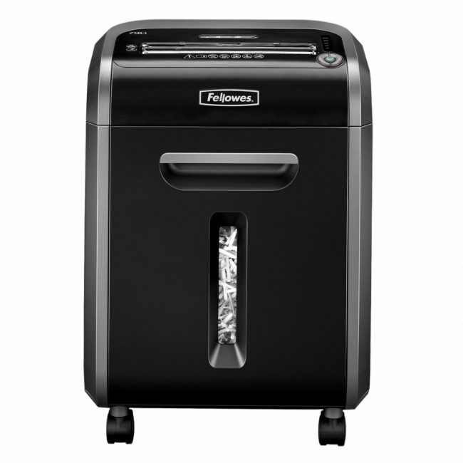 Шредер Fellowes® Powershred® 79Ci, DIN P-4, 4х38 мм, 16 лст., 23 лтр., 100% Jam Proof™, SafeSense™ Fellowes FS-46790 — для бизнеса и офиса