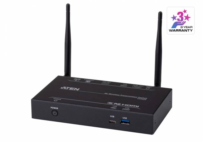 4K Беспроводной презентационный коммутатор ATEN VP2020 — для бизнеса и офиса 4K Беспроводной презентационный коммутатор ATEN VP2020 — для бизнеса и офиса