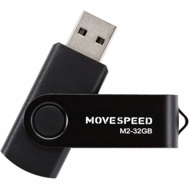 USB2.0 32GB Move Speed M2 черный Move Speed 32GB M2 (M2-32G) — для бизнеса и офиса USB2.0 32GB Move Speed M2 черный Move Speed 32GB M2 (M2-32G) — для бизнеса и офиса