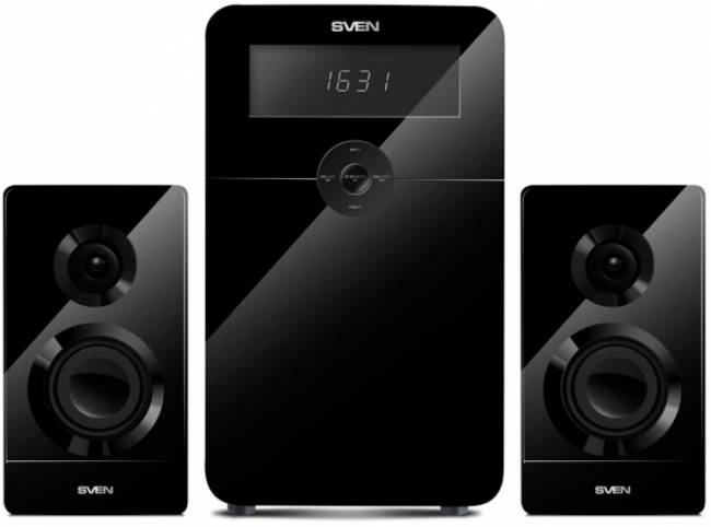 SVEN MS-2250, черный, акустическая система 2.1, мощность (RMS): 50Вт + 2х15Вт, SD/USB, FM-радио, LED-дисплей, пульт ДУ, Bluetooth SVEN MS-2250 — для бизнеса и офиса SVEN MS-2250, черный, акустическая система 2.1, мощность (RMS): 50Вт + 2х15Вт, SD/USB, FM-радио, LED-дисплей, пульт ДУ, Bluetooth SVEN MS-2250 — для бизнеса и офиса