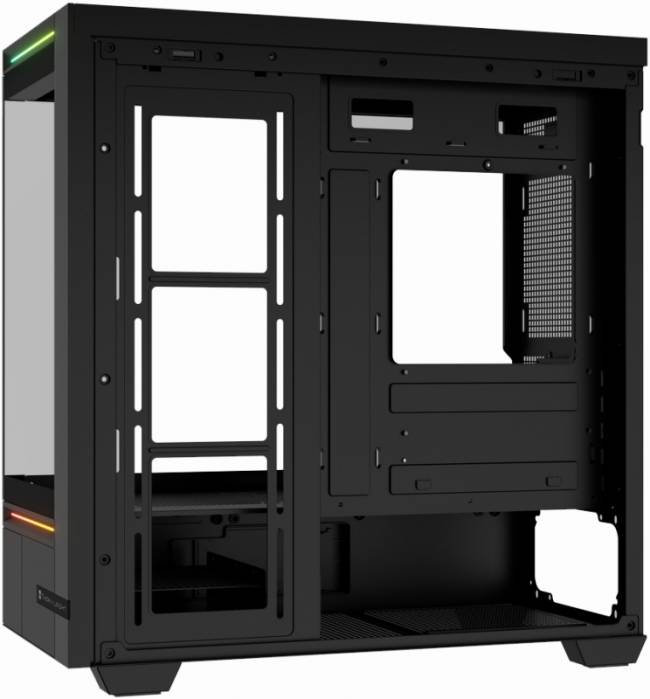 Корпус без блока питания Thermalright M10 Vision Black — для бизнеса и офиса Корпус без блока питания Thermalright M10 Vision Black — для бизнеса и офиса