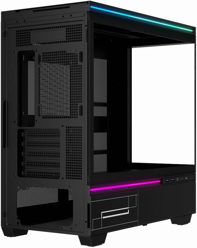 Корпус без блока питания Thermalright M10 Vision Black — для бизнеса и офиса Корпус без блока питания Thermalright M10 Vision Black — для бизнеса и офиса