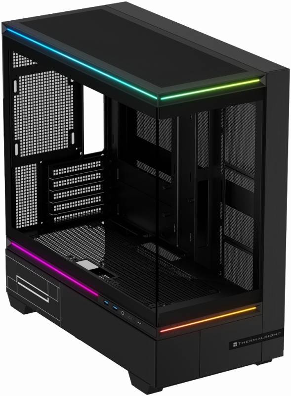 Корпус без блока питания Thermalright M10 Vision Black — для бизнеса и офиса Корпус без блока питания Thermalright M10 Vision Black — для бизнеса и офиса