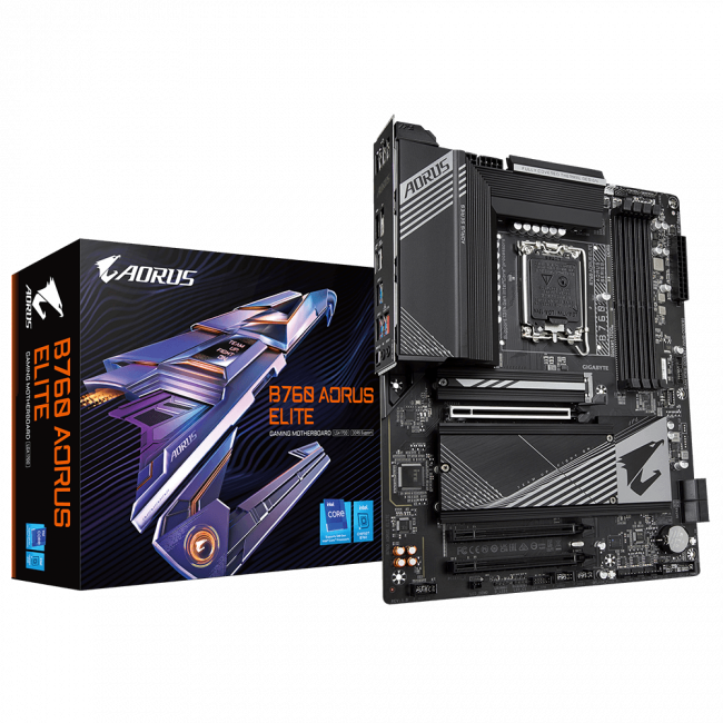 Материнская плата Gigabyte B760 AORUS ELITE — для бизнеса и офиса