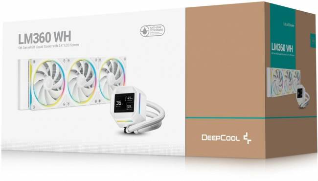 Система водяного охлаждения Deepcool R-LM360-WHDMMC-1 — для бизнеса и офиса Система водяного охлаждения Deepcool R-LM360-WHDMMC-1 — для бизнеса и офиса