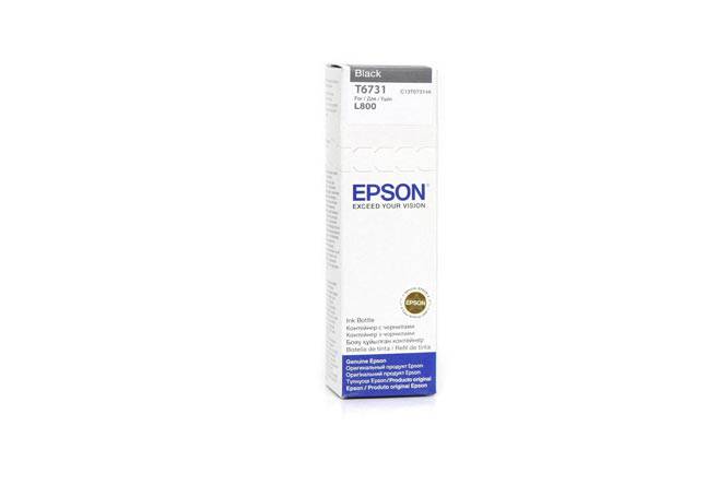 Чернила Epson L800/L1800/L810/L850 (O) C13T67314A/C13T673198, black, 70ml — для бизнеса и офиса Чернила Epson L800/L1800/L810/L850 (O) C13T67314A/C13T673198, black, 70ml — для бизнеса и офиса