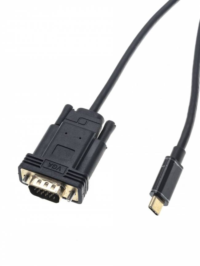 Кабель-адаптер USB 3.1 Type-Cm --> VGA(M) 1080@60Hz, 1.8M VCOM <CU421C-1.8M> Telecom USB 3.1 Type-CM --> VGA(M) — для бизнеса и офиса Кабель-адаптер USB 3.1 Type-Cm --> VGA(M) 1080@60Hz, 1.8M VCOM <CU421C-1.8M> Telecom USB 3.1 Type-CM --> VGA(M) — для бизнеса и офиса