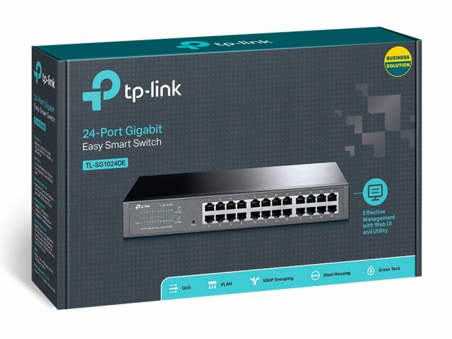 Коммутатор TP-Link TL-SG1024DE — для бизнеса и офиса Коммутатор TP-Link TL-SG1024DE — для бизнеса и офиса