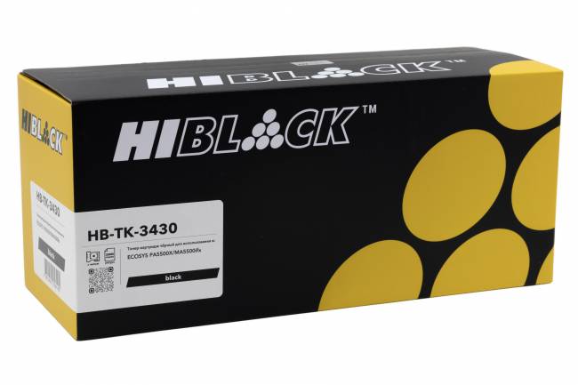 Тонер-картридж Hi-Black (HB-TK-3430) для Kyocera ECOSYS PA5500x/MA5500ifx, 25K — для бизнеса и офиса Тонер-картридж Hi-Black (HB-TK-3430) для Kyocera ECOSYS PA5500x/MA5500ifx, 25K — для бизнеса и офиса
