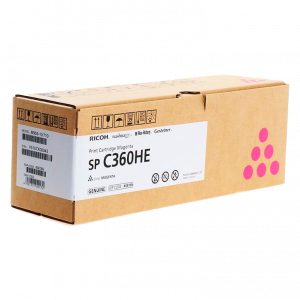 Принт-картридж малиновый, тип SP C360HE (5K) Ricoh 408186
