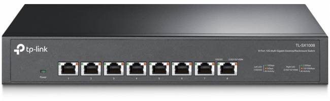 Коммутатор Коммутатор TP-Link TL-SX1008 — для бизнеса и офиса Коммутатор Коммутатор TP-Link TL-SX1008 — для бизнеса и офиса
