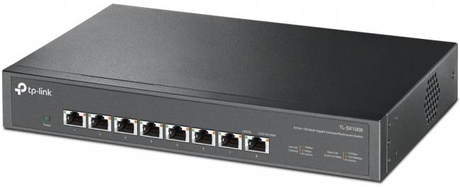 Коммутатор Коммутатор TP-Link TL-SX1008 — для бизнеса и офиса Коммутатор Коммутатор TP-Link TL-SX1008 — для бизнеса и офиса