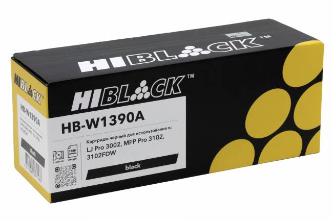 Картридж Hi-Black (HB-W1390A) для HP LaserJet Pro 3002/MFP Pro 3102/3102FDW, 1,5K — для бизнеса и офиса Картридж Hi-Black (HB-W1390A) для HP LaserJet Pro 3002/MFP Pro 3102/3102FDW, 1,5K — для бизнеса и офиса