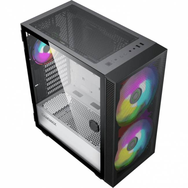 Компьютерный корпус, без блока питания ATX GameMax Aero — для бизнеса и офиса Компьютерный корпус, без блока питания ATX GameMax Aero — для бизнеса и офиса