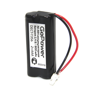 Аккумулятор для радиотелефонов GoPower T356 PC1 NI-MH 800mAh (1/15/300) Аккумулятор для радиотелефонов GoPower T356 (00-00015310)