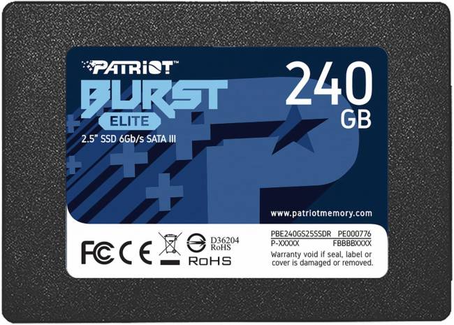 Накопитель SSD Patriot PBE240GS25SSDR — для бизнеса и офиса