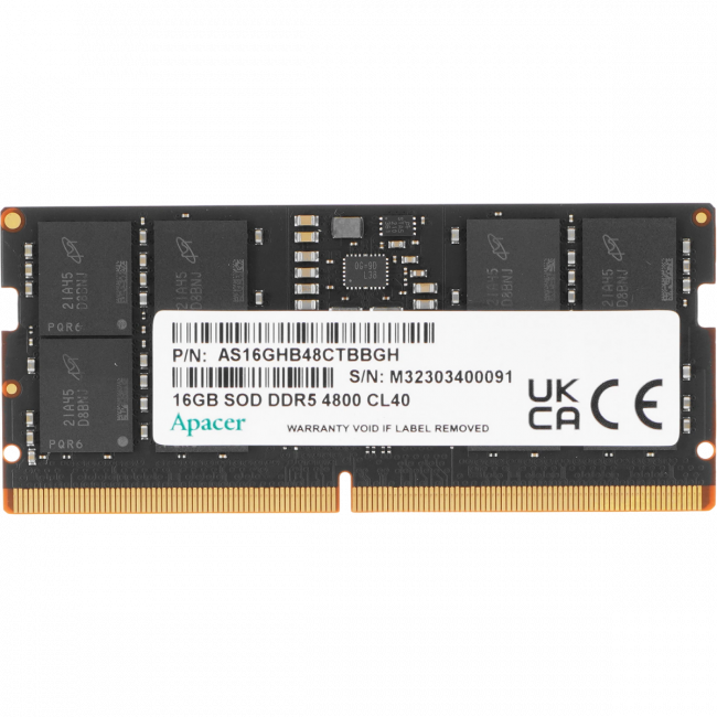 Модули памяти для ноутбуков Apacer FS.16G2A.PTH — для бизнеса и офиса Модули памяти для ноутбуков Apacer FS.16G2A.PTH — для бизнеса и офиса