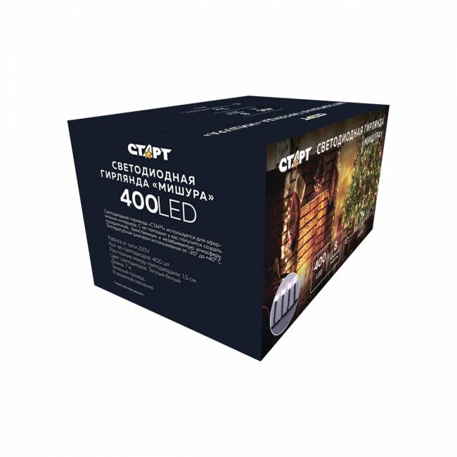 Гирлянда Гирлянда 400LED 220V, 8 режимов, 7 м, нить, мягкий белый — для бизнеса и офиса Гирлянда Гирлянда 400LED 220V, 8 режимов, 7 м, нить, мягкий белый — для бизнеса и офиса