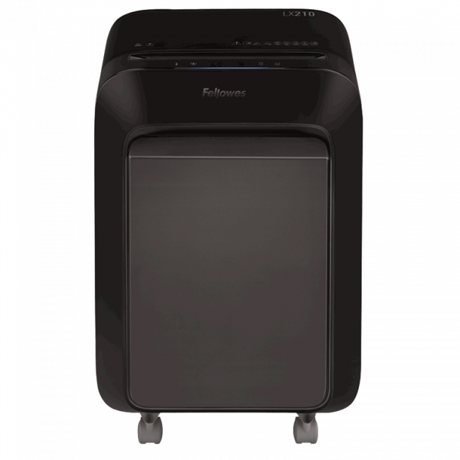 Шредер Fellowes® Powershred® LX210, черный, DIN P-4, 4х12 мм, 16 лст., 23 лтр, Jam Proof™, SafeSense, шт Fellowes LX210 (FS-55025) — для бизнеса и офиса Шредер Fellowes® Powershred® LX210, черный, DIN P-4, 4х12 мм, 16 лст., 23 лтр, Jam Proof™, SafeSense, шт Fellowes LX210 (FS-55025) — для бизнеса и офиса