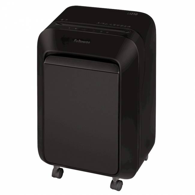 Шредер Fellowes® Powershred® LX210, черный, DIN P-4, 4х12 мм, 16 лст., 23 лтр, Jam Proof™, SafeSense, шт Fellowes LX210 (FS-55025) — для бизнеса и офиса Шредер Fellowes® Powershred® LX210, черный, DIN P-4, 4х12 мм, 16 лст., 23 лтр, Jam Proof™, SafeSense, шт Fellowes LX210 (FS-55025) — для бизнеса и офиса