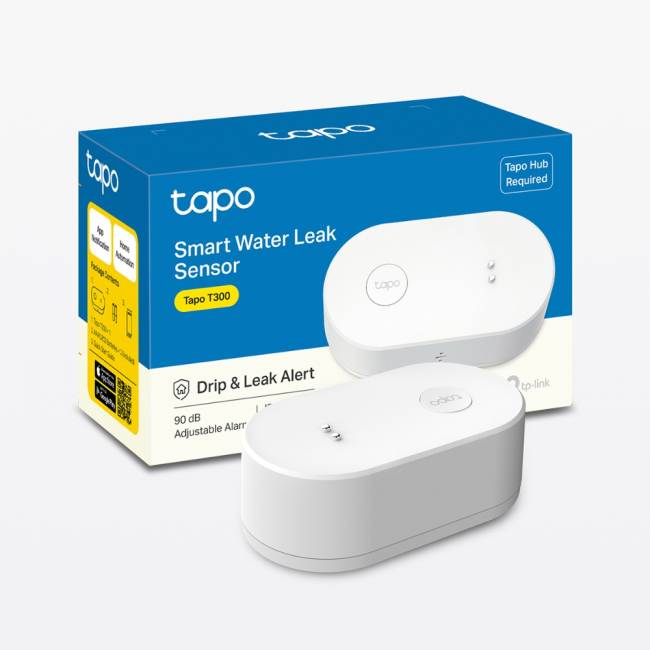 Датчик протечки воды TP-Link Tapo T300 — для бизнеса и офиса Датчик протечки воды TP-Link Tapo T300 — для бизнеса и офиса
