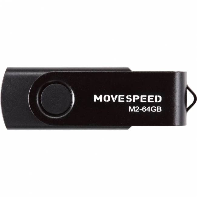 USB2.0 64GB Move Speed M2 черный Move Speed 64GB M2 (M2-64G) — для бизнеса и офиса