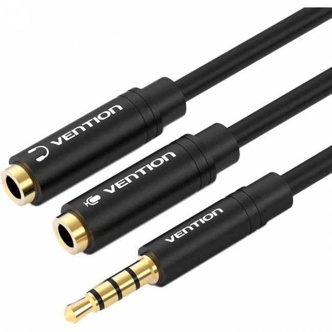 Переходник-разветвитель Vention гибкий Jack 3.5 mm M 4 pin/Jack 3.5 mm F x 2 - 0.3м Разветвитель Vention mini Jack 3.5 mm M/mini Jack 3.5 mm F x 2 - 0.3 м (BBCBY) — для бизнеса и офиса Переходник-разветвитель Vention гибкий Jack 3.5 mm M 4 pin/Jack 3.5 mm F x 2 - 0.3м Разветвитель Vention mini Jack 3.5 mm M/mini Jack 3.5 mm F x 2 - 0.3 м (BBCBY) — для бизнеса и офиса