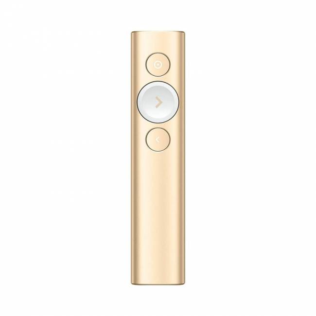 Презентер Logitech PRESENTER, SPOTLIGHT GOLD R-R0011 — для бизнеса и офиса Презентер Logitech PRESENTER, SPOTLIGHT GOLD R-R0011 — для бизнеса и офиса