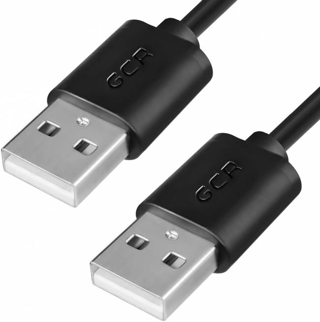 Greenconnect Кабель 3.0m USB 2.0, AM/AM, черный, 28/28 AWG, экран, армированный, морозостойкий, GCR-UM5M-BB2S-3.0m Greenconnect  USB 2.0 Type-AM - USB 2.0 Type-AM 3м — для бизнеса и офиса