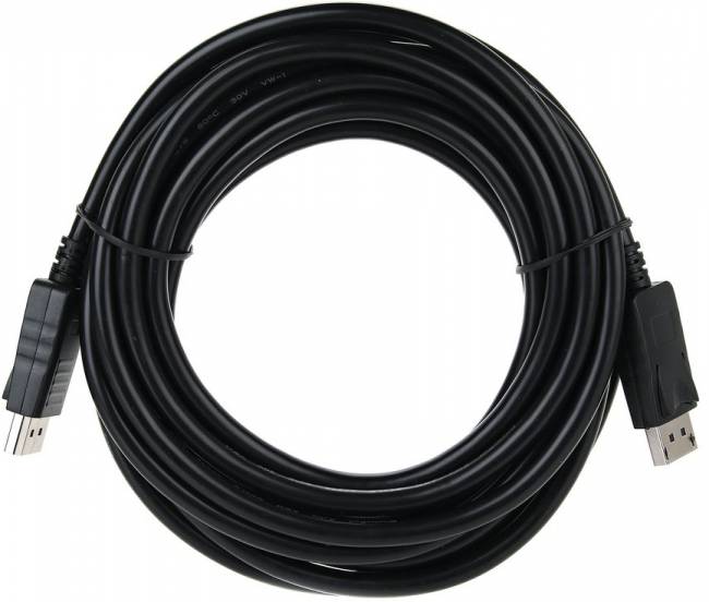 Кабель соединительный DISPLAY PORT -- DISPLAY PORT  1080P@60Hz 5м Telecom <CG590-5M> Telecom DisplayPort (m) - DisplayPort (m) 5м — для бизнеса и офиса