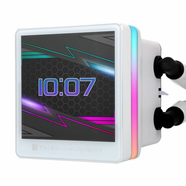 Водяное охлаждение для процессора Thermalright Grand Vision 360 White — для бизнеса и офиса Водяное охлаждение для процессора Thermalright Grand Vision 360 White — для бизнеса и офиса