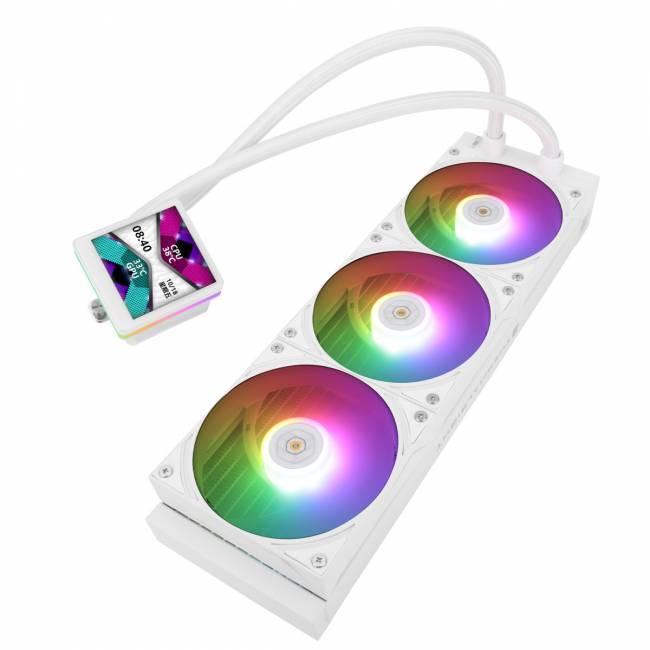 Водяное охлаждение для процессора Thermalright Grand Vision 360 White — для бизнеса и офиса Водяное охлаждение для процессора Thermalright Grand Vision 360 White — для бизнеса и офиса