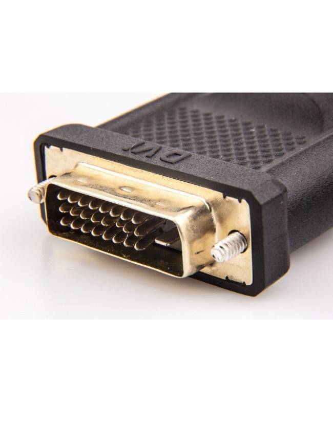 Кабель HDMI AM/DVI(24+1)M, 1.8м, CU, 1080P@60Hz, 2F, VCOM <CG484G-1.8M> VCOM HDMI (m) - DVI-D (m) 1.8м — для бизнеса и офиса