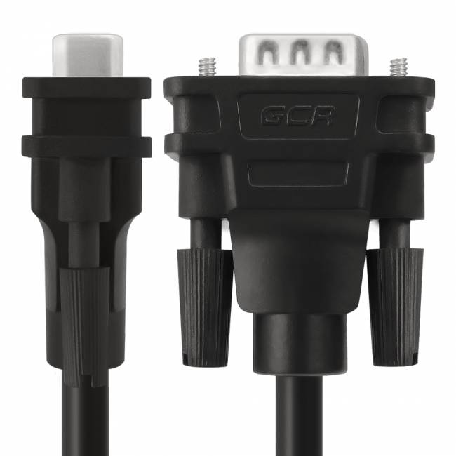 Кабель SVGA  серый  1.8м   dual link 15M / 15M  ферритовые кольца 15M / 15M Premium, 28/28 AWG, двойной экран Greenconnect VGA (m) - VGA (m) 1.8м — для бизнеса и офиса