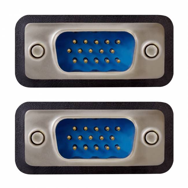 Кабель SVGA  серый  1.8м   dual link 15M / 15M  ферритовые кольца 15M / 15M Premium, 28/28 AWG, двойной экран Greenconnect VGA (m) - VGA (m) 1.8м — для бизнеса и офиса