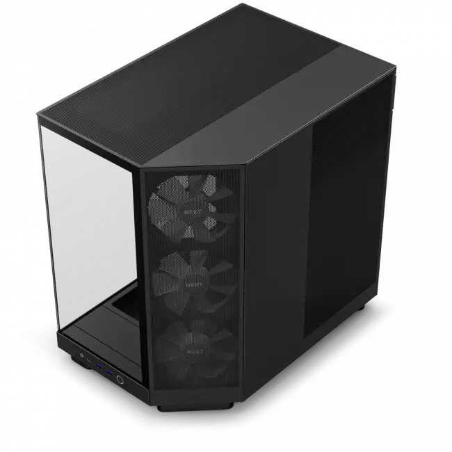 Корпус без блока питания NZXT H6 Flow RGB CC-H61FB-R1 — для бизнеса и офиса Корпус без блока питания NZXT H6 Flow RGB CC-H61FB-R1 — для бизнеса и офиса